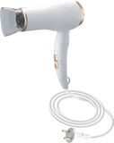 Avizar, compacte haardroger 850W, lichtgewicht met warme en koude lucht, wit