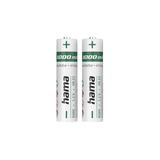Hama Oplaadbare batterijen AAA Nikkel-Metaalhydride (NiMH) 1000 mAh 1.2V (2 stuks)