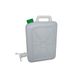 Ecoplast Jerrycan 10 liter, kunststof vat met kraan, neutraal, 10 l