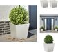 vidaXL Plantenbakken 2 st 40x40x40 cm roestvrij staal