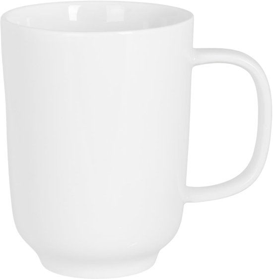 Cosy & Trendy Koffiemokken Moon White 290 ml Set van 4