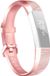 By Qubix Qubix - Siliconen bandje voor Fitbit Alta/Alta HR - Maat Large - Rosé Goud