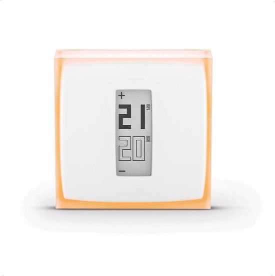 Netatmo Slimme Thermostaat - Smart Thermostaat voor CV - Werkt met Google Home, Alexa & Apple Homekit - Draadloos - Wit