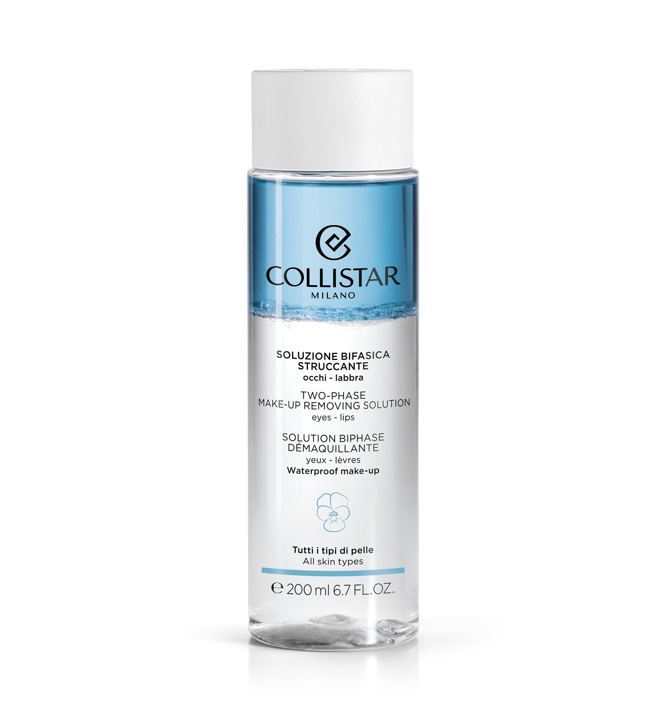 Collistar Two-phase Make-up Removing Solution Eyes-lips 200 ml