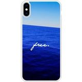 iPhone X, Apple iPhone XS Océan free Bedrukt siliconen hoesje