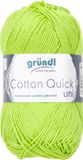 Gründl Wolle 865-144 Cotton Quick Uni Breigaren Katoen Lichtgroen 10x50 gram