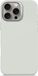 DECODED Housse en silicone pour iPhone 15 Pro Max - Gris pierre