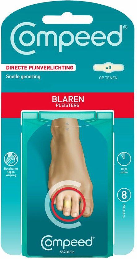 Compeed Blarenpleisters Tenen - 8 stuks