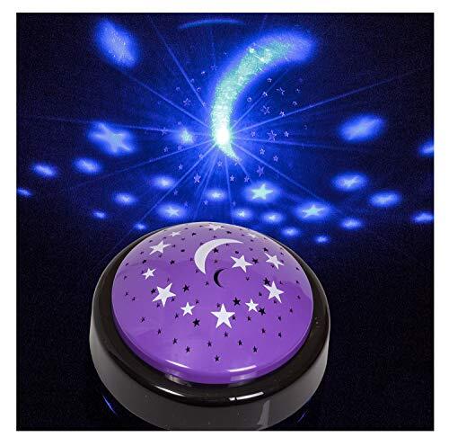 Right Bank Shoe Co TM Starlight Projector Lampada Proiettore Di Luna E Stel altro materiale viola