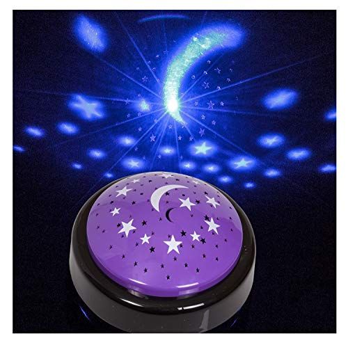 Right Bank Shoe Co TM Starlight Projector Lampada Proiettore Di Luna E Stel - Purple - 2022 Model
