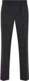 WE Fashion Heren straight leg pantalon met elastieken band