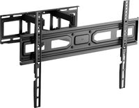 Toboli Support mural pour écrans de 37 à 80 pouces - Support mural pivotant en acier noir à 120° pour moniteur