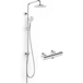 Duravit Pack mitigeur de douche thermostatique 1000 + colonne système de douche Reno