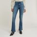 G-Star 3301 Flare Wmn Dames Jeans Faded Icy Blue 28/36