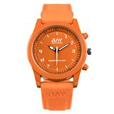 Bay Watches Klok – Analoge Armband voor Mannen en Vrouwen Oranje South Beach