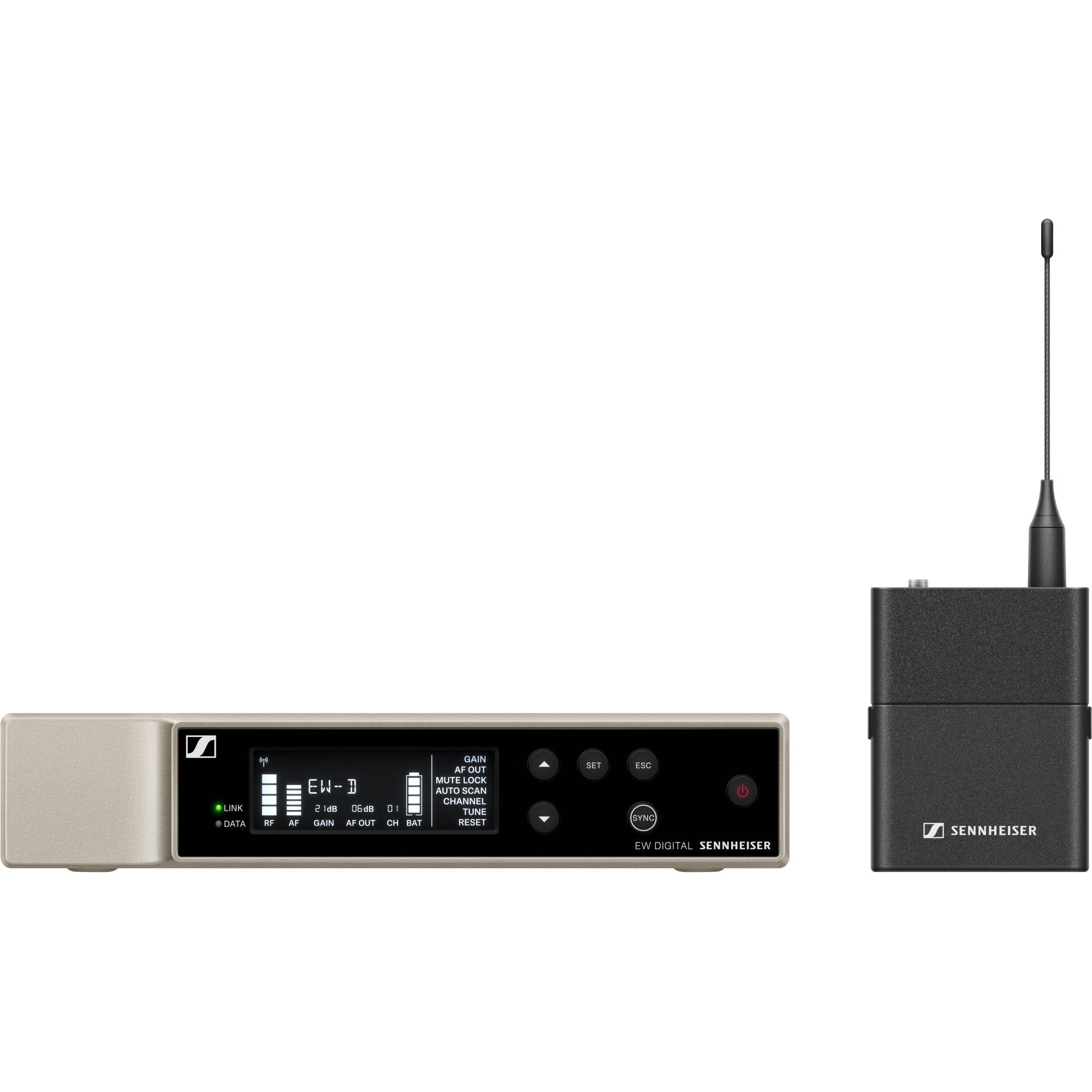 Sennheiser EW-D SK Base Set U1/5 draadloos systeem (823.2 - 831.8 / 863.2 - 864.8 MHz)