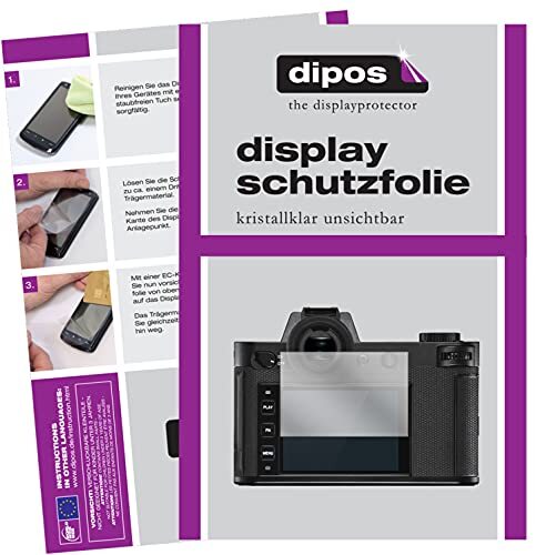 dipos I 6X beschermfolie helder compatibel met Leica SL2-S folie displaybeschermfolie