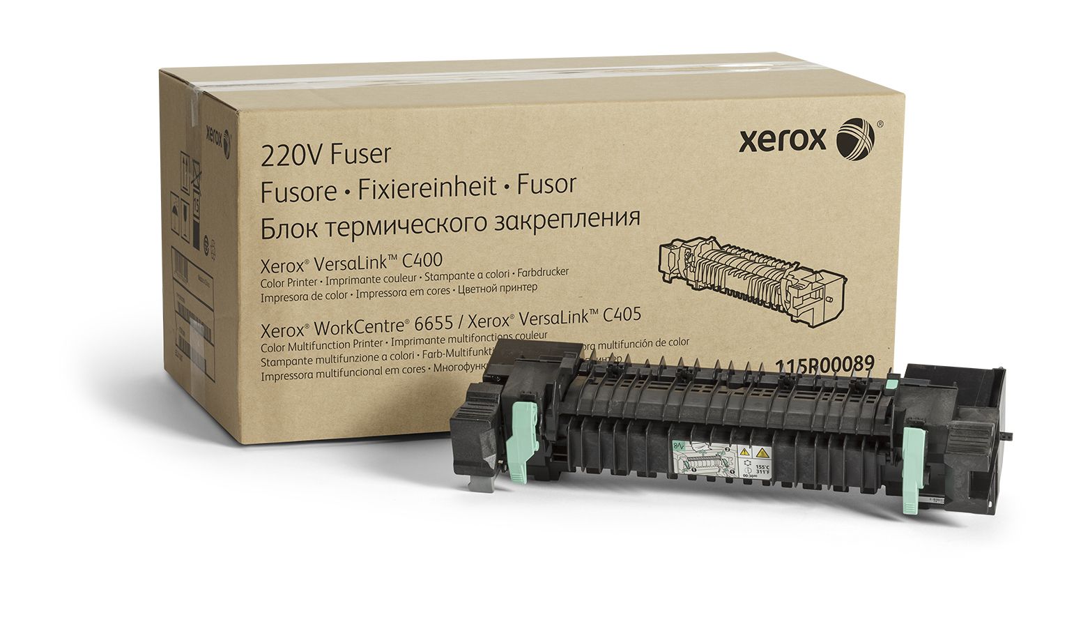 Xerox 115R00089 fuser - 220 V - for VersaLink C400, C405, WorkCentre 6655, 6655i