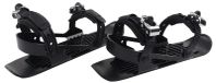 Mini patins à glace, réglables, pour adultes, noir