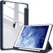 Fintie Hoes voor iPad 10.2 inch 9e Generatie 2021/8e Gen 2020 /7e Gen 2019 - [Ingebouwde Penhouder] Schokbestendige Cover met Transparant Harde Schaal Terug Beschermhoes voor iPad 10.2 (Marineblauw)