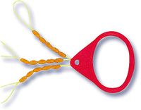 Zebco Unisex – volwassenen siliconen stopper accessoires, rood, mini