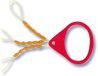Zebco Unisex – volwassenen siliconen stopper accessoires, rood, mini