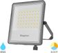 Braytron LED Buitenlamp - Schijnwerper Breedstraler Floodlight - Grijs - Waterdicht IP65 - 50W - 5500 lm - 3IN1 CCT