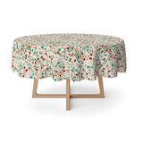 MARTINA HOME Tafelkleed RESINADO Olena Rood 140 Rond