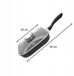 Poêle grill sans marque avec couvercle, 28cm, revêtement antiadhésif