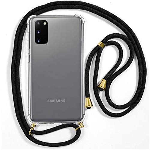 Cool beschermhoes voor Samsung G980 Galaxy S20, koord, zwart