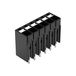 WAGO 2086-1106 Borne de circuit imprimé 1.50 mm² Nombre de pôles 6 Noir 1 pièce(s)