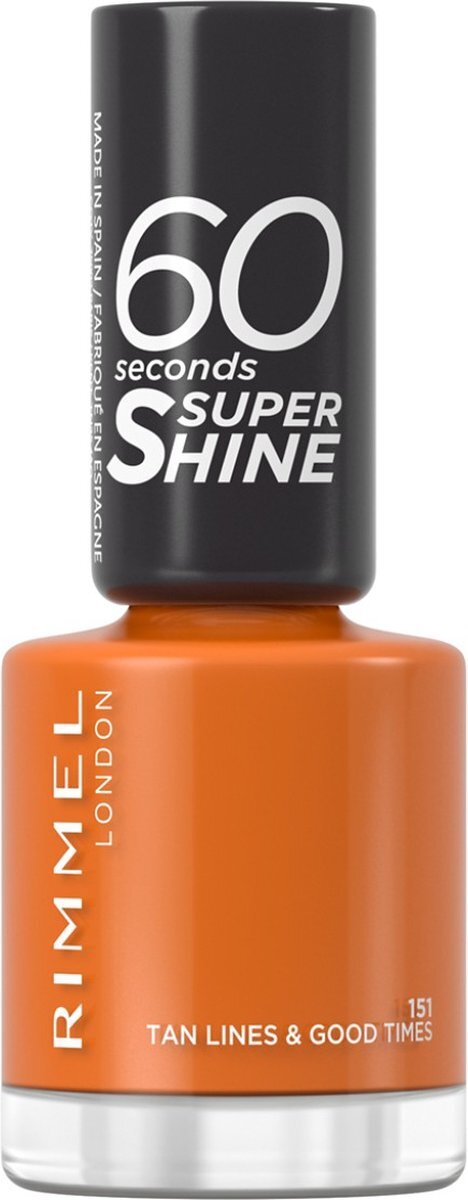 Rimmel London 60 Seconds SuperShine Nagellak 151 Tan Lines & Good Times