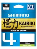 Shimano Kairiki 4 Gevlochten Vislijn 300 M Groen 0.130 mm