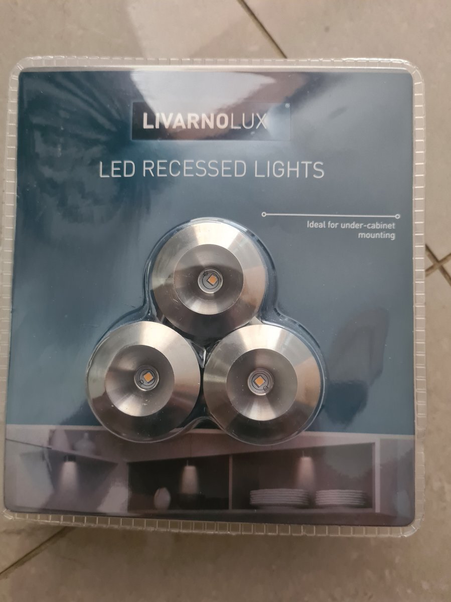 livarnolux 3 LED inbouwspots