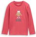 Tom Tailor T-shirt met lange mouwen en interactieve print Berry Red