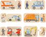 GOKI Puzzel - Voertuigen - 24 Stukjes - Hout - 2 Jaar