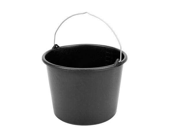 Berdal HED100010N - Emmer - Zwart - Rond - 25cm