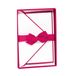 Doos 10/10 Kaarten en enveloppen 85x128 wit met lila rand
