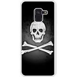 Drapeau Pirate Bedrukt siliconen hoesje compatibel met Galaxy A8 2018