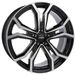 DEZENT TV dark black polished 7x17 inch 5x120 ET55