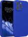 kwmobile hoesje geschikt voor Apple iPhone 14 Pro Max - TPU backcover met siliconen coating - Smartphone case in Baltisch blauw