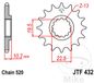 JT Sprockets JTF432.12 12T Staal Voorwiel
