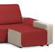 Martina Home Diamond chaise longue-sprei, gewatteerd, 200 cm, rood