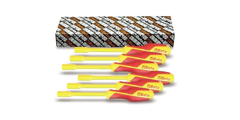 Beta 6-delige set dopschroevendraaier zeskant dop (art. 943MQ) 943MQ/S6