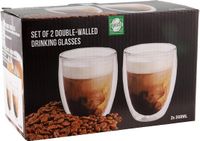 ASTO Products & Service Drinkglas Thee/koffie dubbelwandig zonder oor