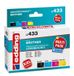 Edding EDD-433 Cartouche d'encre Compatible Noir, Cyan, Magenta, Jaune 4 pièce(s)