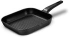 MONIX Solid+ Grill 24 cm Gegoten Aluminium Zwart