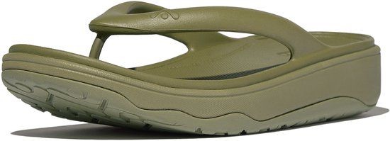 FitFlop Relieff Recovery Toe-Post Sandals GROEN - Maat 39