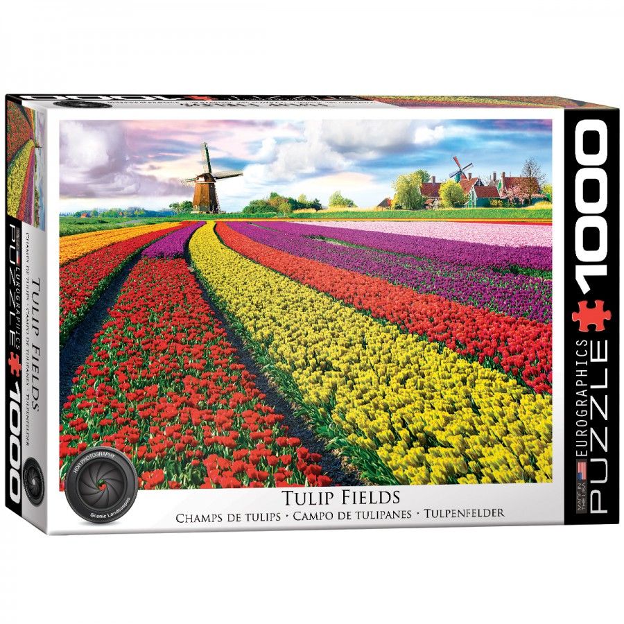Eurographics Tulip Fields legpuzzel 1000 stukjes - multi