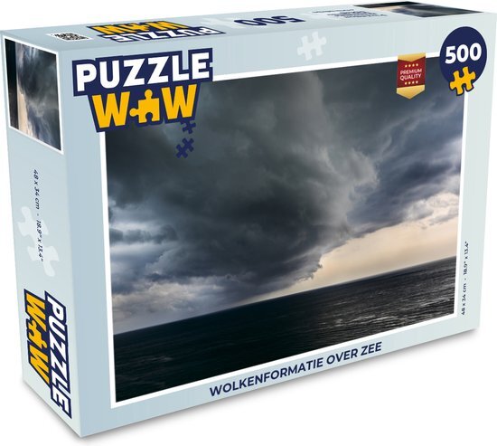 MuchoWow Puzzel Wolkenformatie over zee - Legpuzzel - Puzzel 500 stukjes